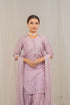 Kzari Chanderi Silk Kurta and Sharara Set with Elegant Embroidery and Chiffon Dupatta